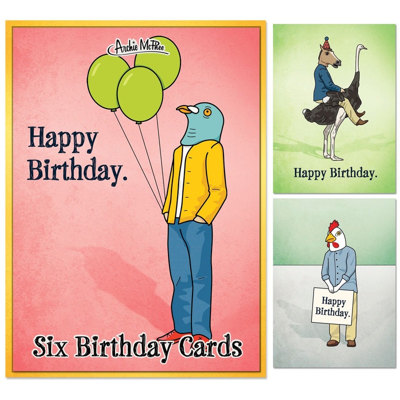 Box Set of Weird Birthday Cards – 12 cards