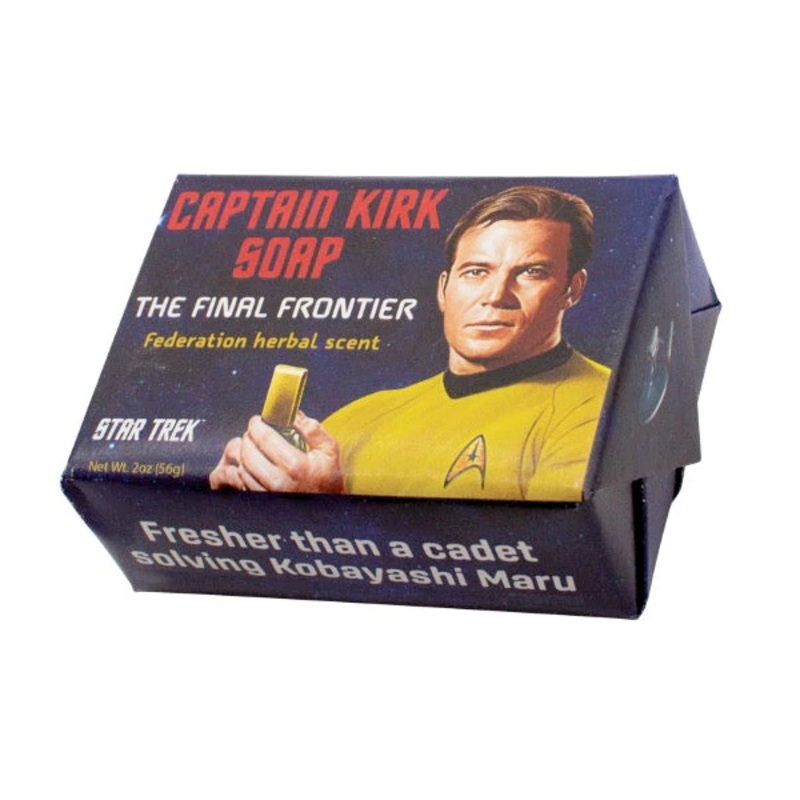 Captain Kirk Boldly Go Soap