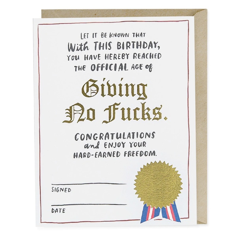 Decree Birthday – Foil