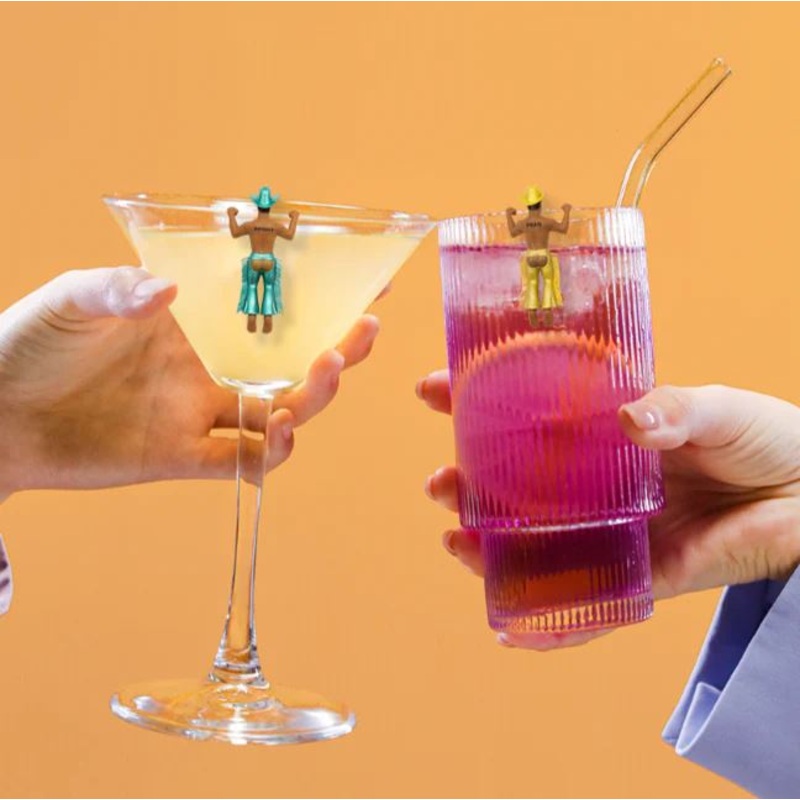 Disco Cowboys Drink Markers