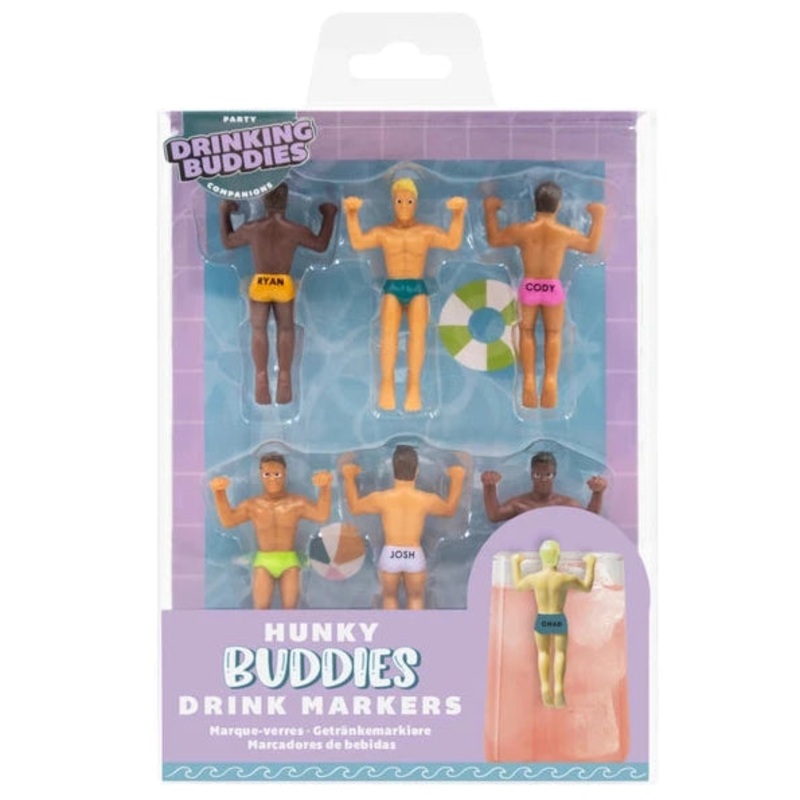 Hunky Buddies Drink Markers