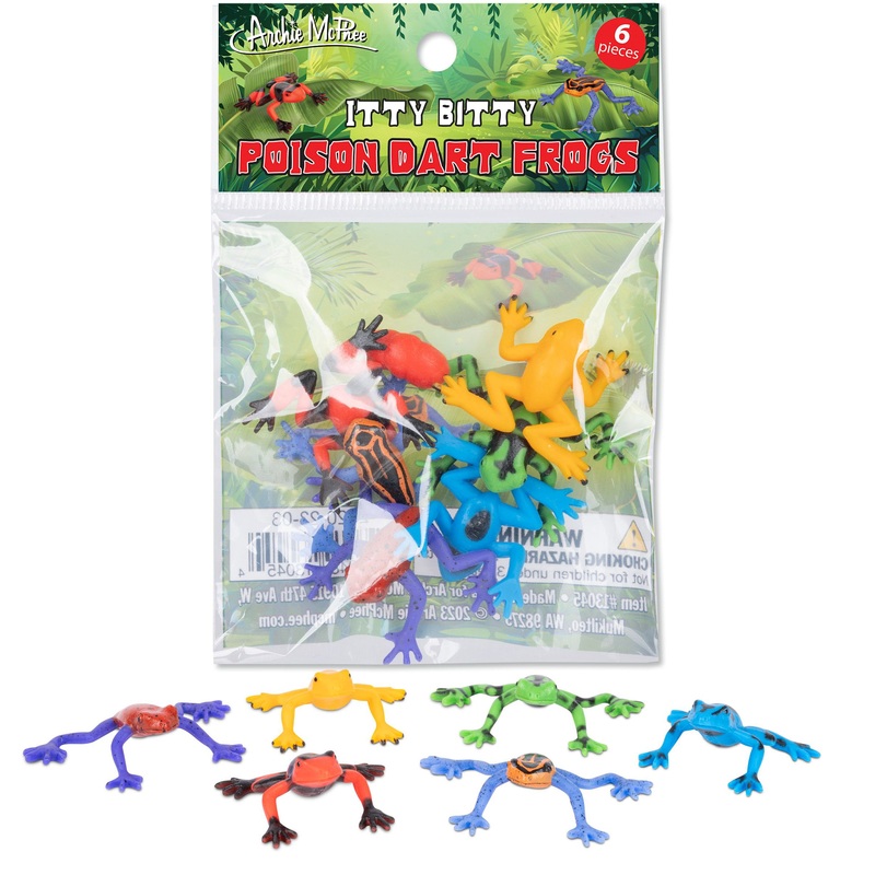 Itty Bitty Poison Dart Frogs – 6pcs