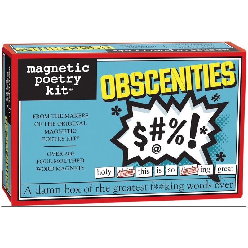 Obscenities Magnetic Poetry Kit