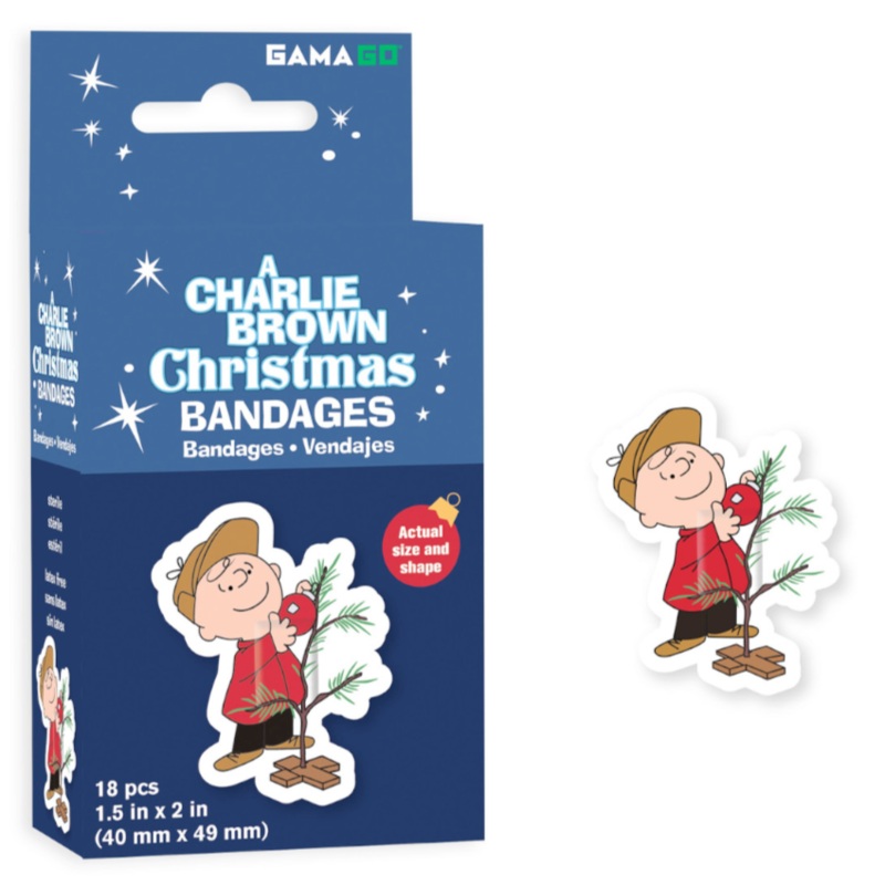 Peanuts A Charlie Brown Christmas Adhesive Bandages