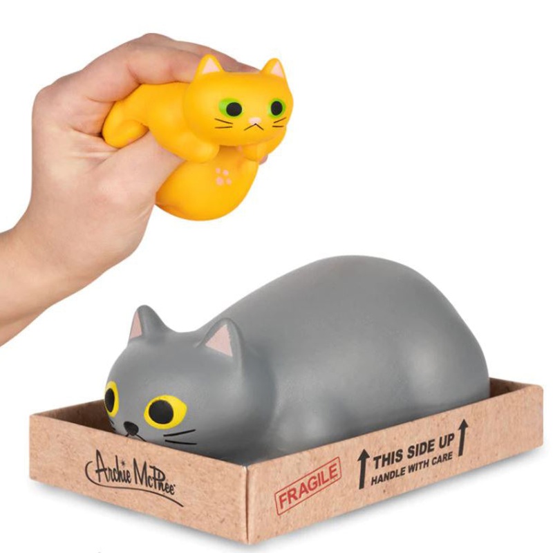 Purrrrly Squishy Kitty in a box – one random color