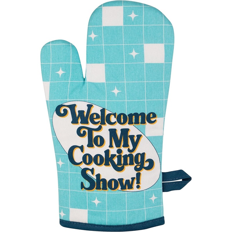 Welcome To My Cooking Show Oven Mitt
