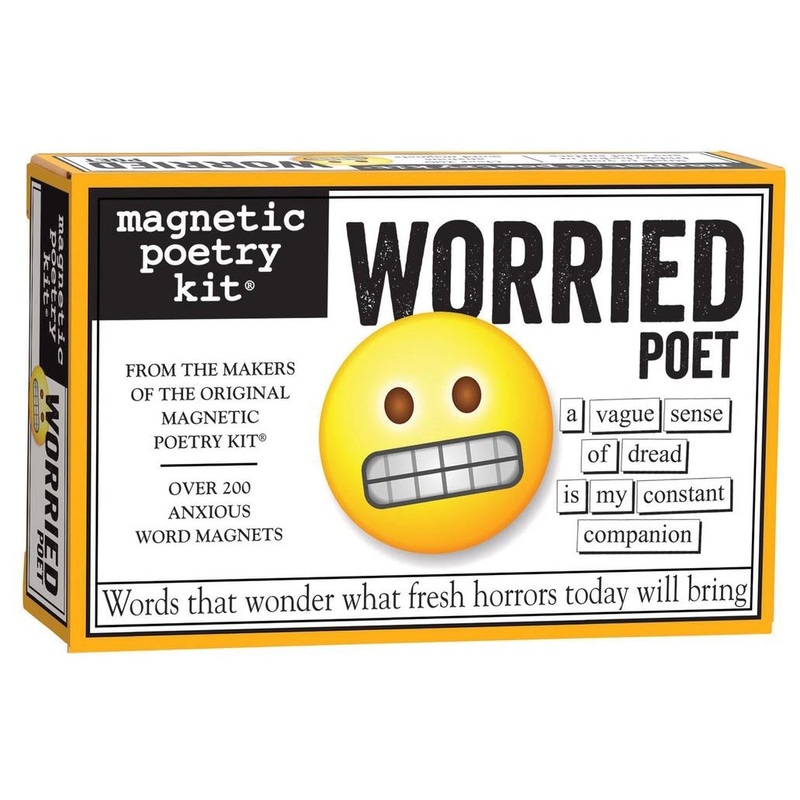 Worried Poet Magnetic Poetry Kit