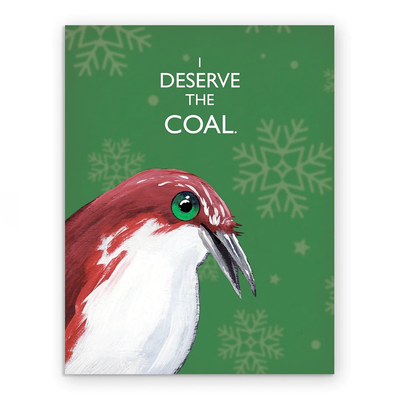 Coal Christmas Card