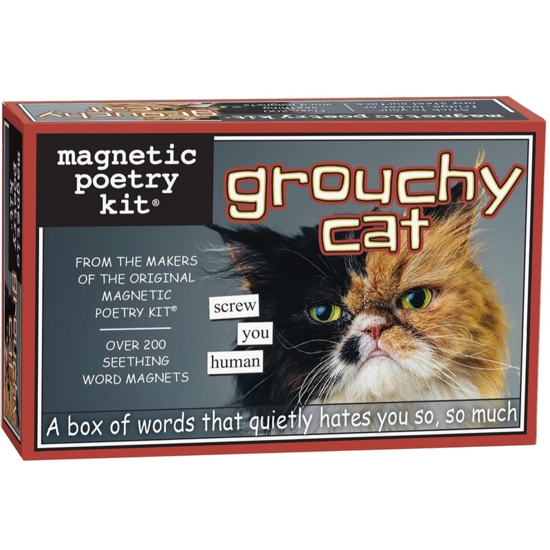 Grouchy Cat Magnetic Poetry
