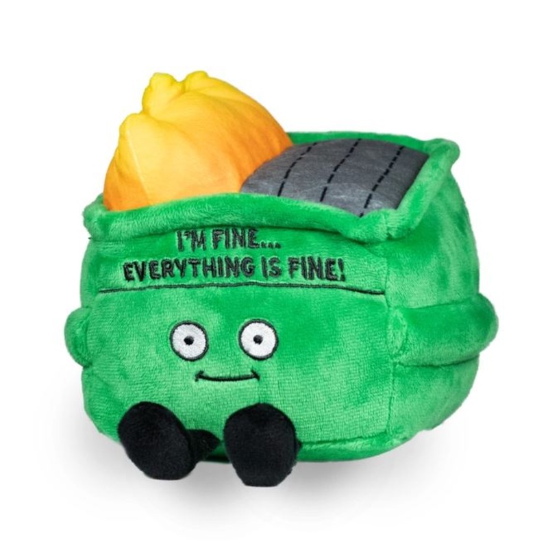 I’m Fine Dumpster Fire Plushie