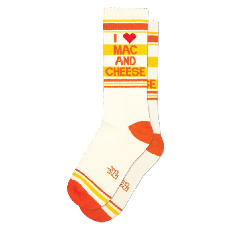 I  Mac N Cheese Crew Socks