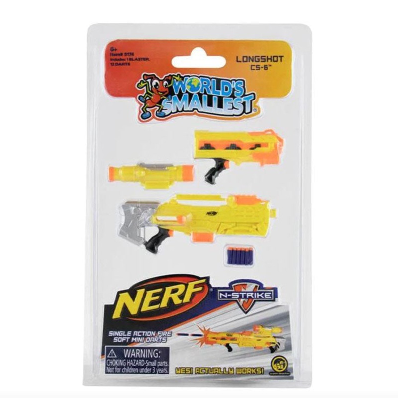 World’s Smallest Nerf Gun – 1 random style
