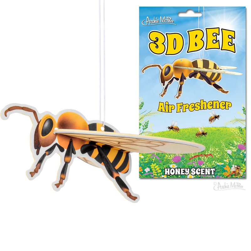 3D Bee Air Freshener – Honey Scented