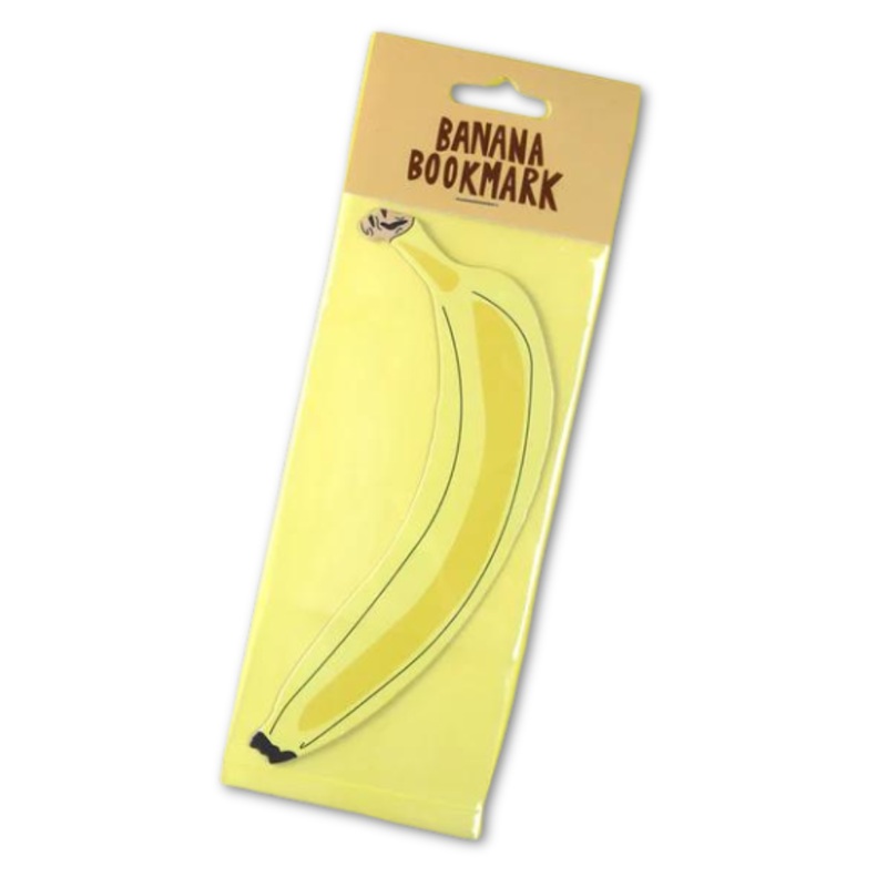 Die Cut Banana Bookmark
