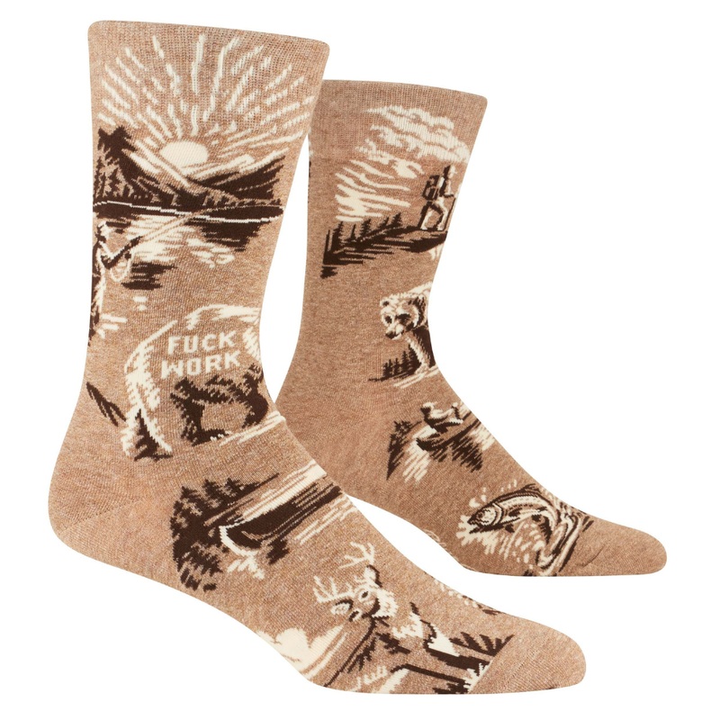 Fu*k Work Men’s Crew Socks