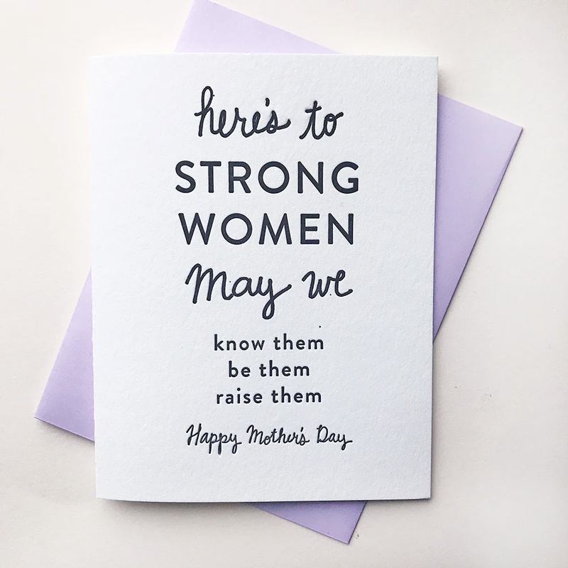 Strong Mother’s (Day) Card