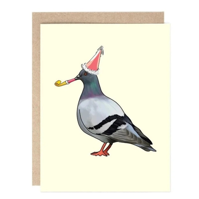 Birthday Party Pigeon Card