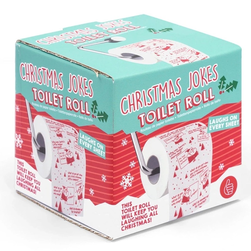 Christmas Jokes Toilet Roll