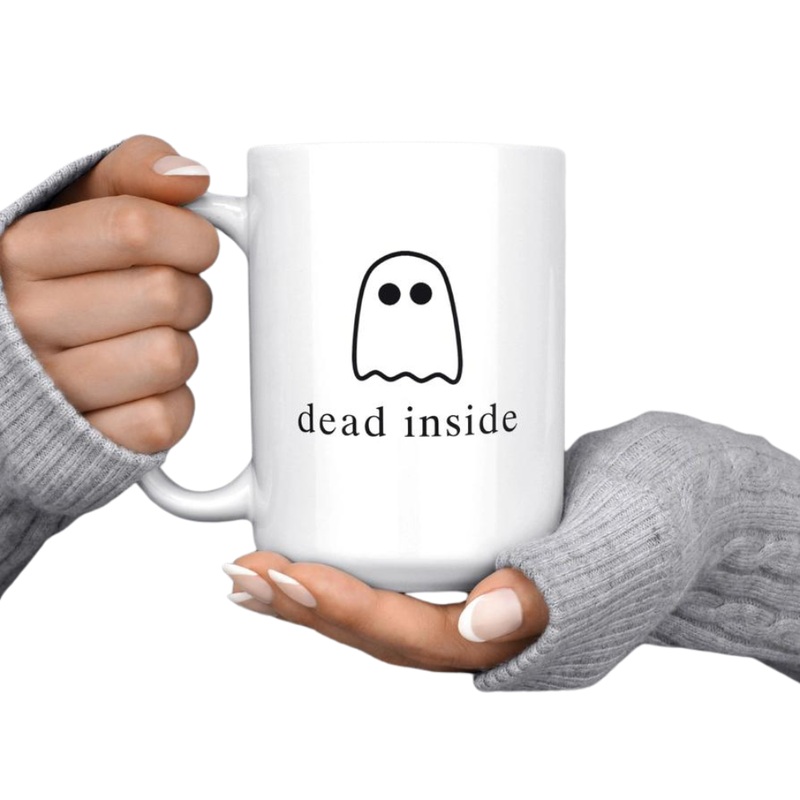Dead Inside Ghost Mug