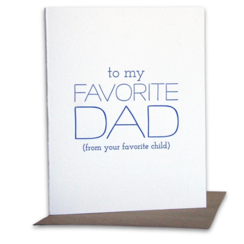 Favorite Dad Card