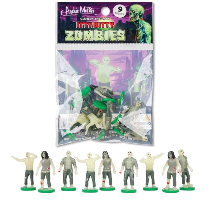 Itty Bitty Glow Zombies – 9pcs