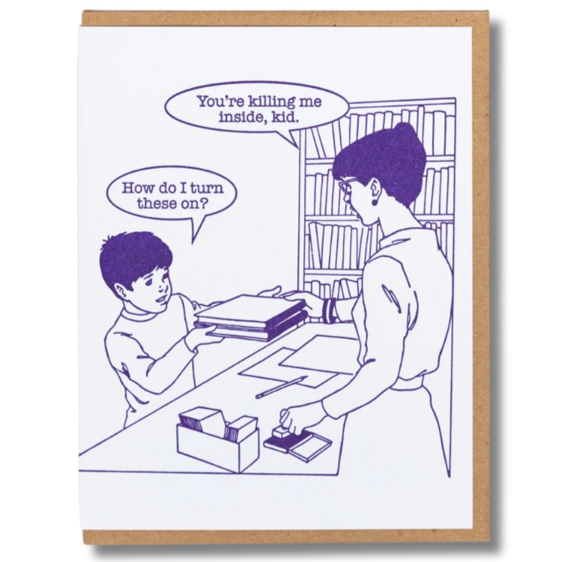 Librarian Greeting Card