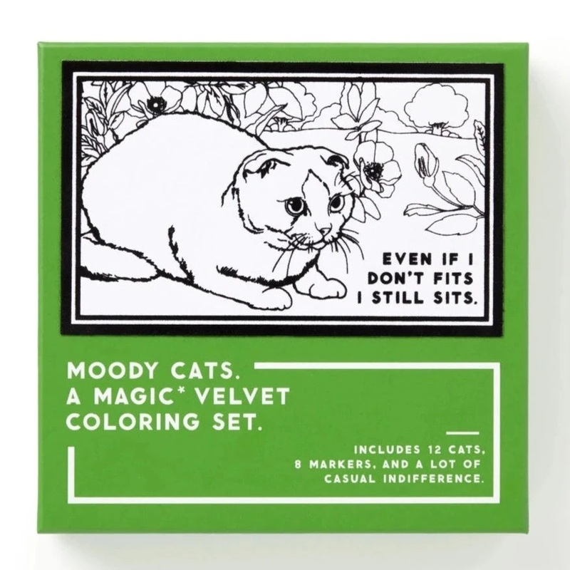 Moody Cats Coloring Set