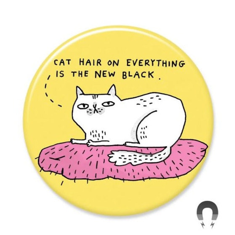 Cat Hair New Black – Big Magnet
