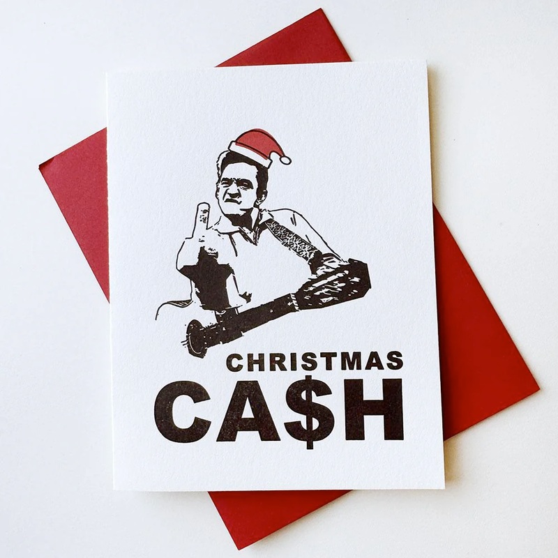 Christmas Cash – Letterpress Christmas Holiday Card