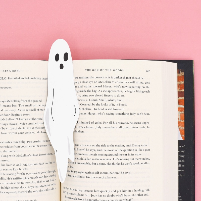 Die Cut A Ghost Bookmark