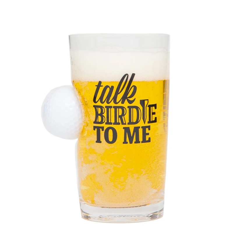 Talk Birdie To Me Beer Glass