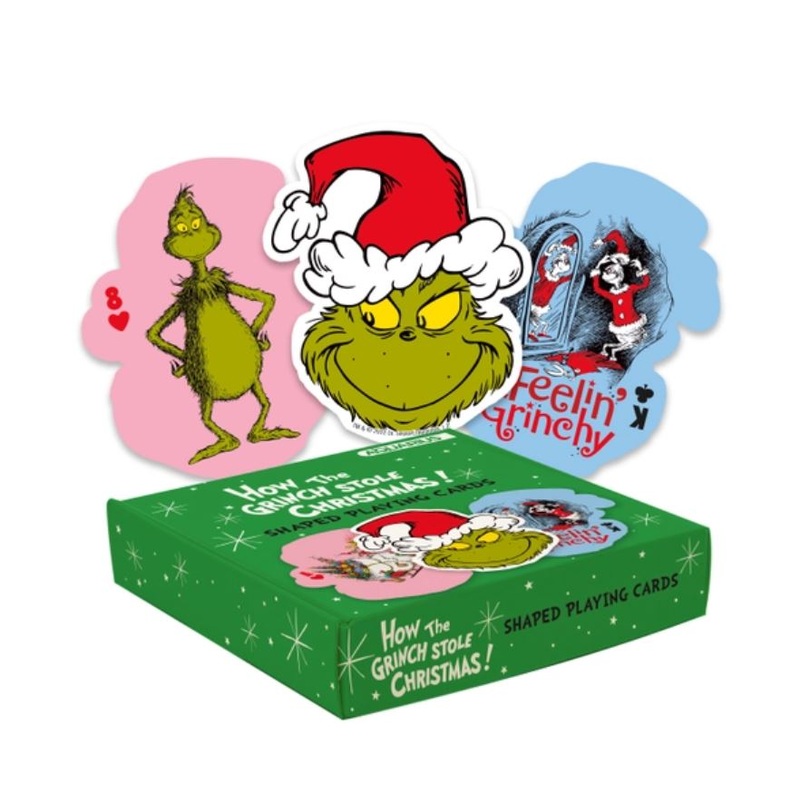 The Grinch Christmas Shaped Playing Cards