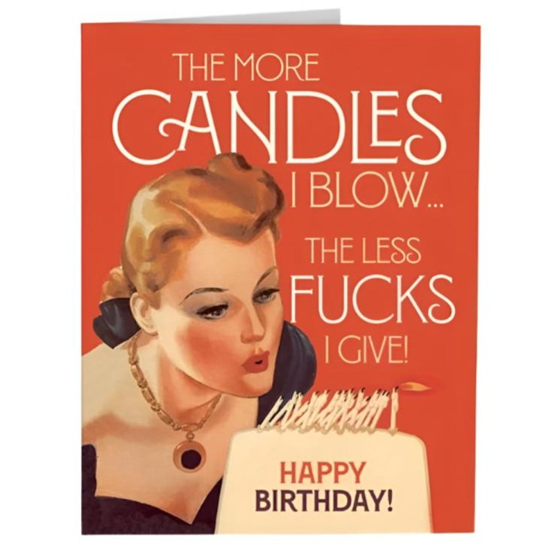 The More Candles I Blow…. Card