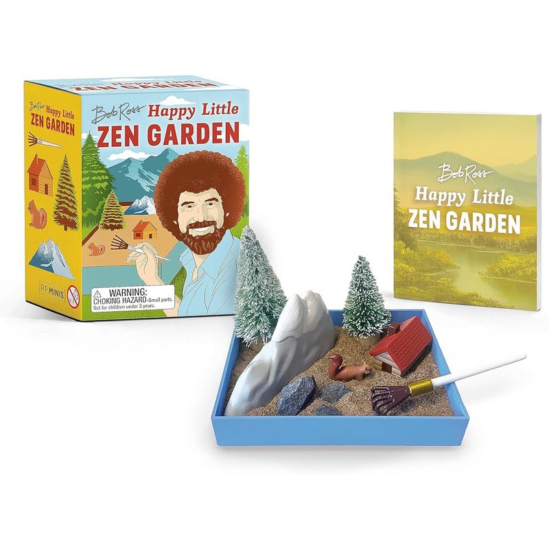 Bob Ross Happy Little Zen Garden