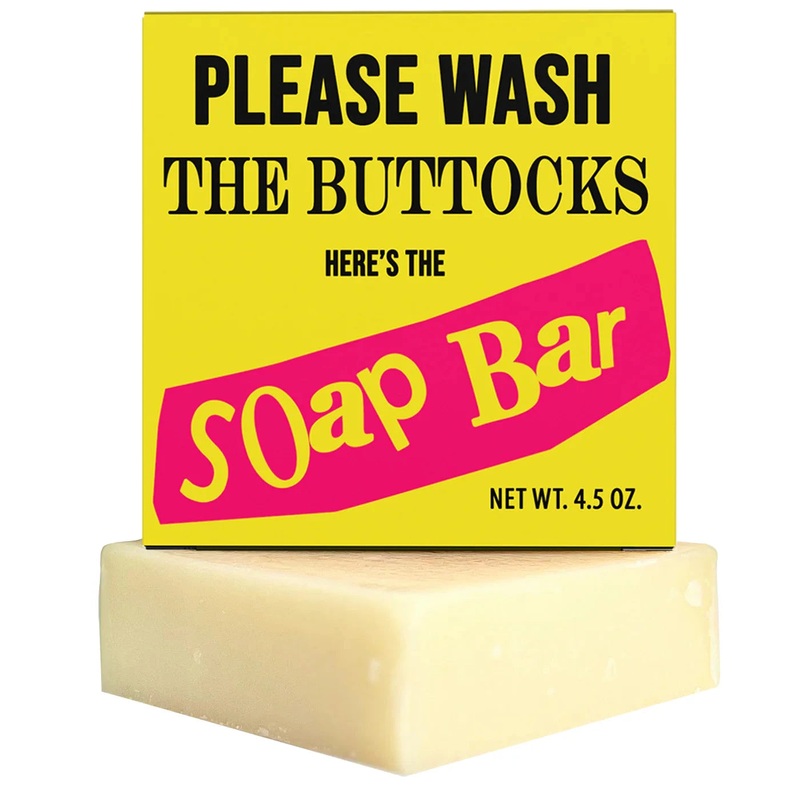 Please Wash The Buttocks – Soap