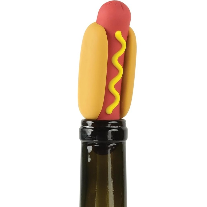 Wine Wiener Bottle Stopper