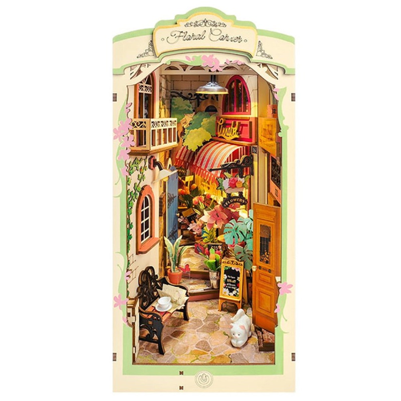 Floral Corner Book Nook DIY kit