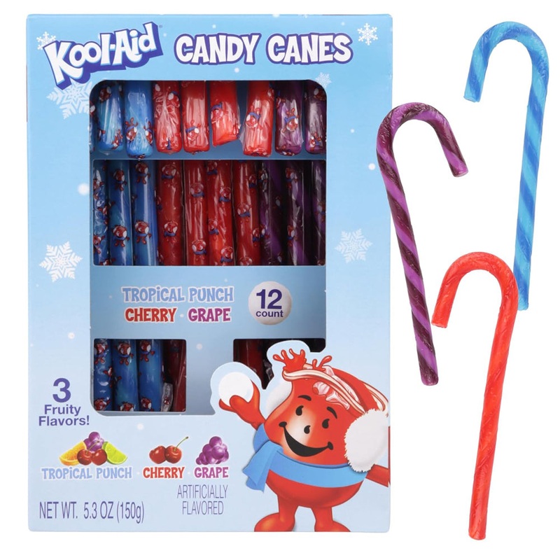 Kool-Aid Flavored Candy Canes