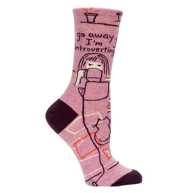 Go Away I’m Introverting Crew Socks Women’s Socks