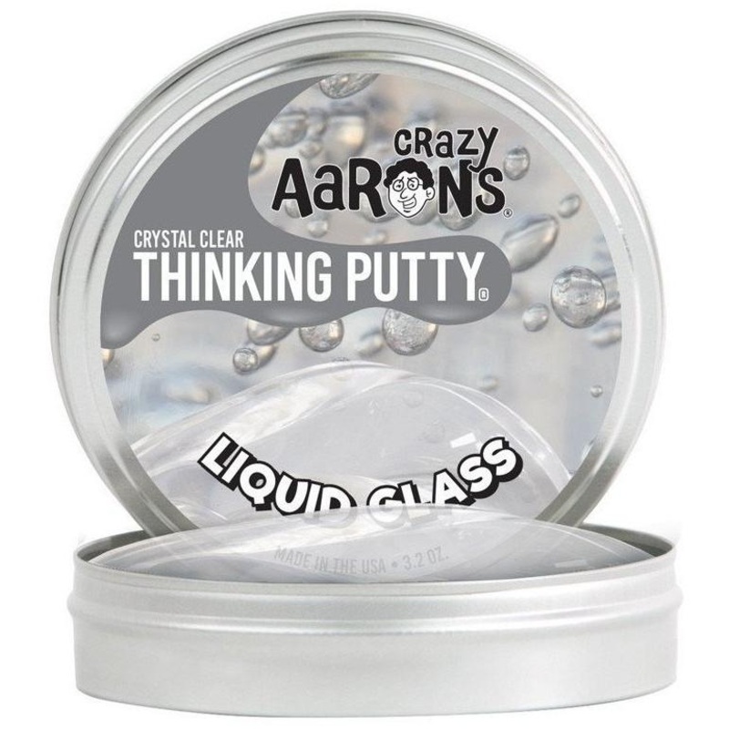 Liquid Glass Crystal Clear  – Crazy Aarons Thinking Putty