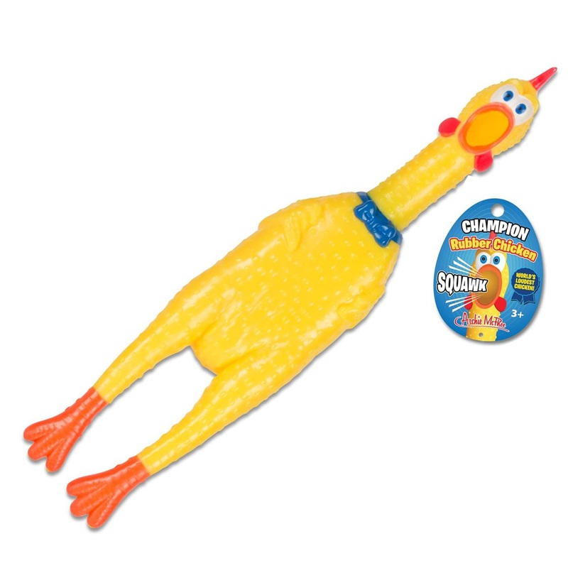 Rubber Chicken that Squawks – 13 long