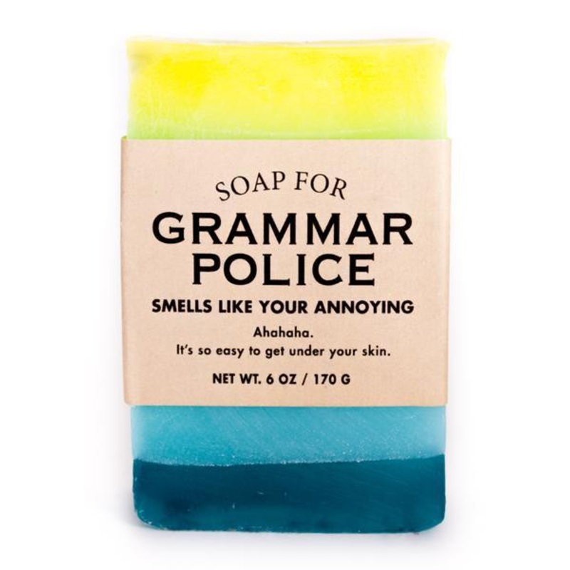 Soap for Grammar Police
