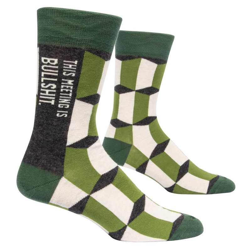 This Meeting Is Bullsh*t Men’s Socks