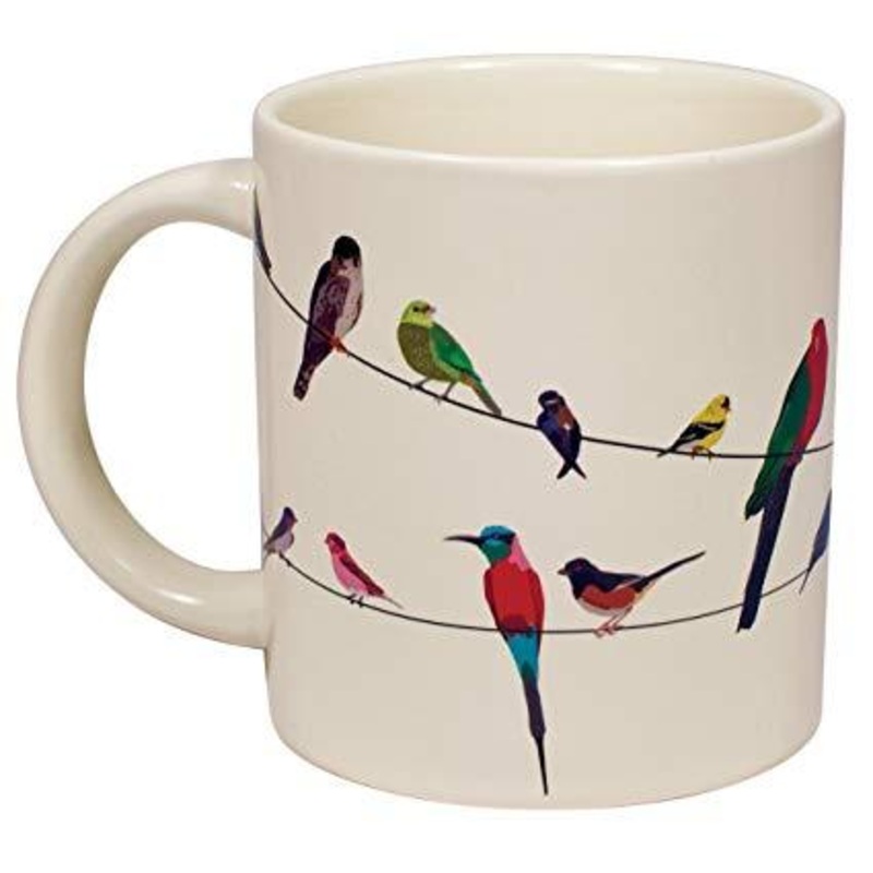 Birds on a Wire Mug – changes with heat