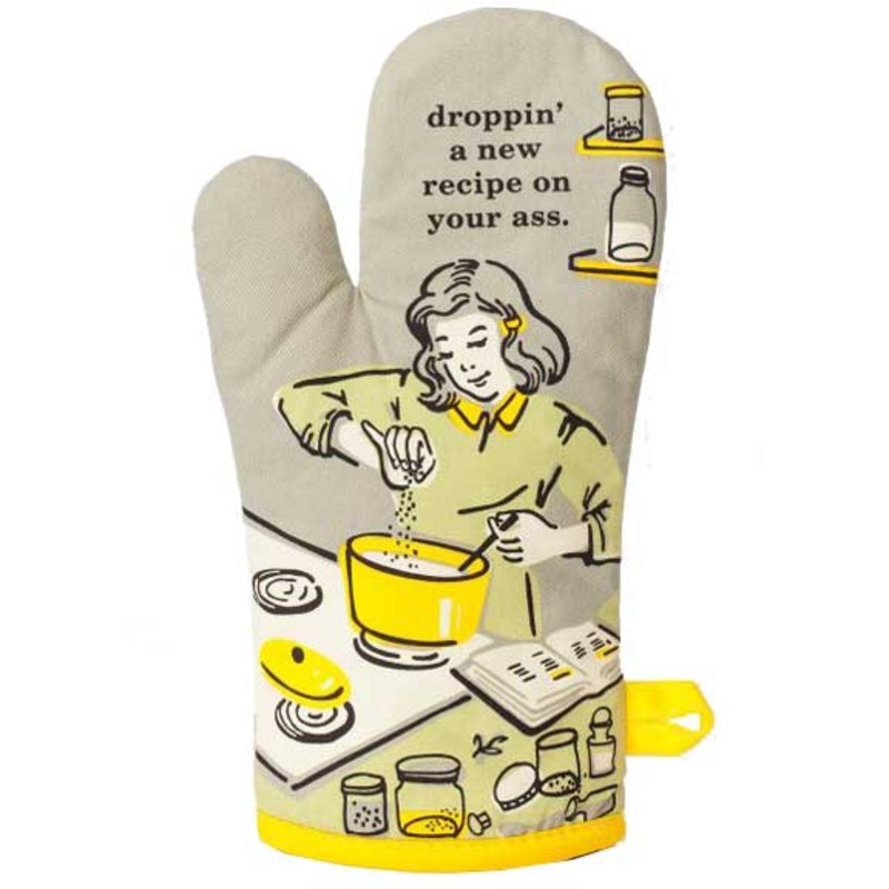 Droppin’ A Recipe on Your Ass Oven Mitt