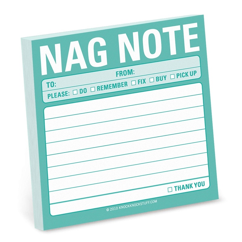 Nag Sticky Notes