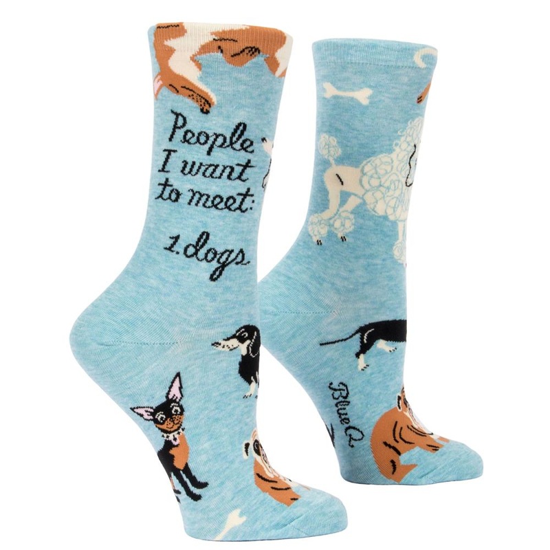 Women’s Socks:  People to Meet… Dogs