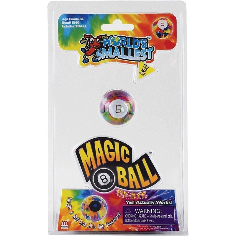 World’s Smallest Magic 8 Ball – Tie Dye