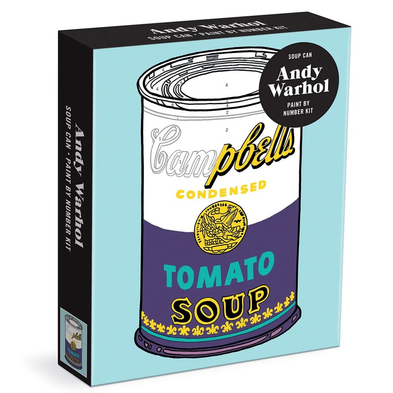 Andy Warhol Soup Can Paint By Number Kit
