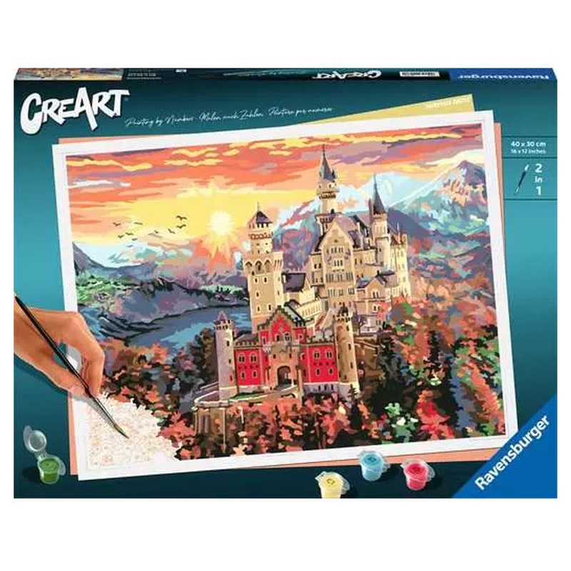 Fairytale Castle 12×16  Paint by Number